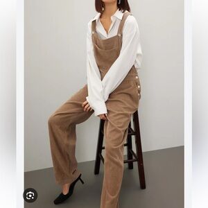 Donni. Relaxed Fit Corduroy Overalls